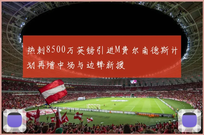 热刺8500万英镑引进M费尔南德斯计划再增中场与边锋新援